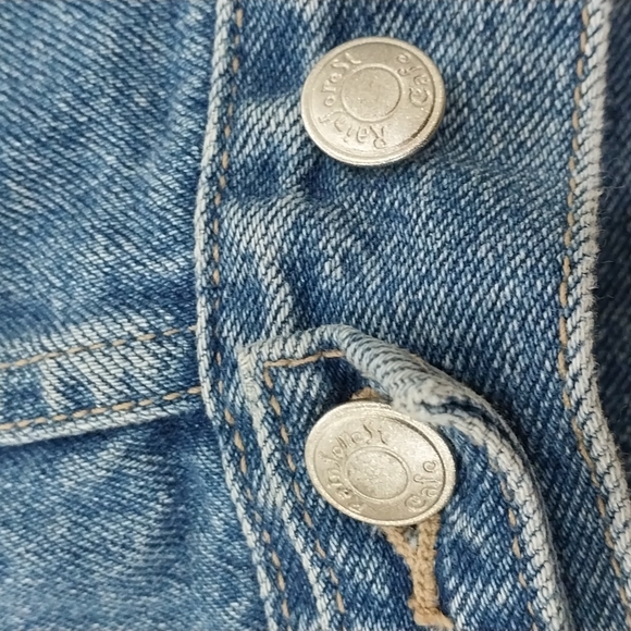 Vintage Rainforest Cafe Las Vegas Kids Denim Jacket Size 8 - Picture 5 of 16